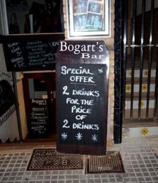 40 Hilarious Chalkboard Signs Thatâll Make You Look Twice