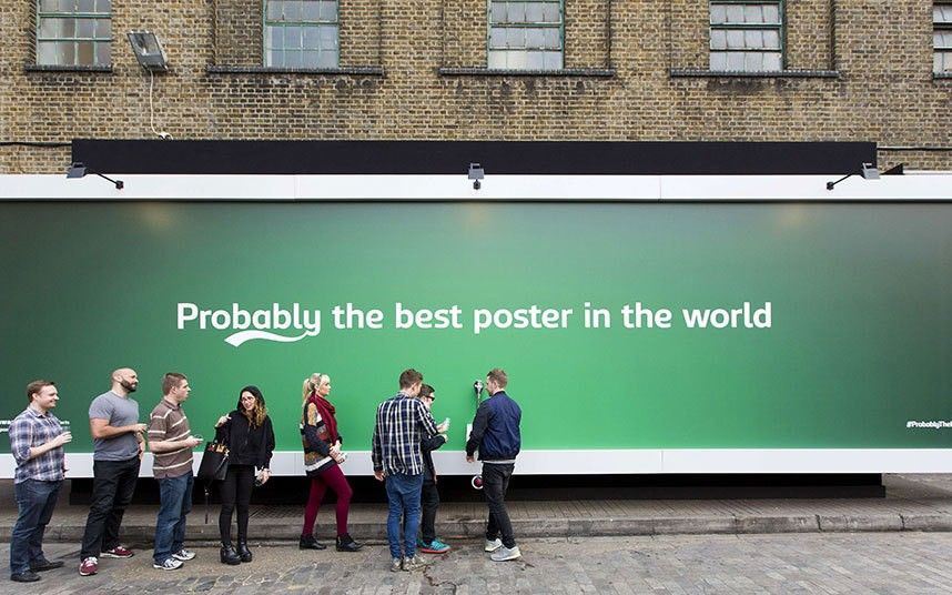 Carlsberg Creates Probably The Best Poster In The World